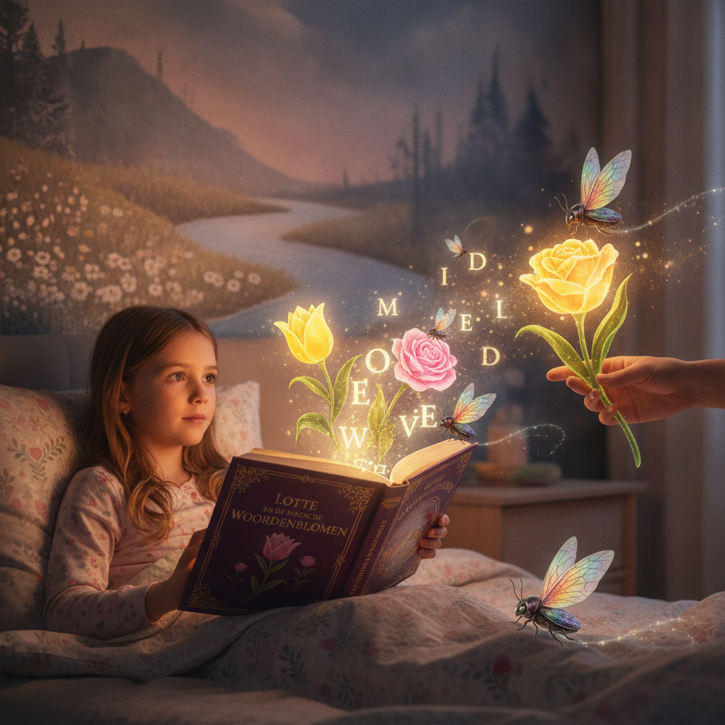 Lotte en de Magische Woordenbloemen