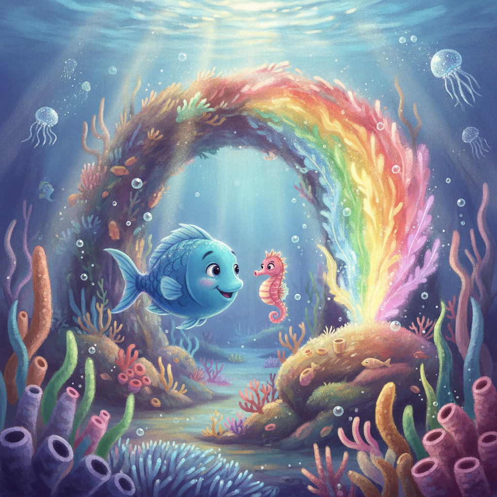 Vinnie en het Glinsterende Zeewier van Regenboogbaai