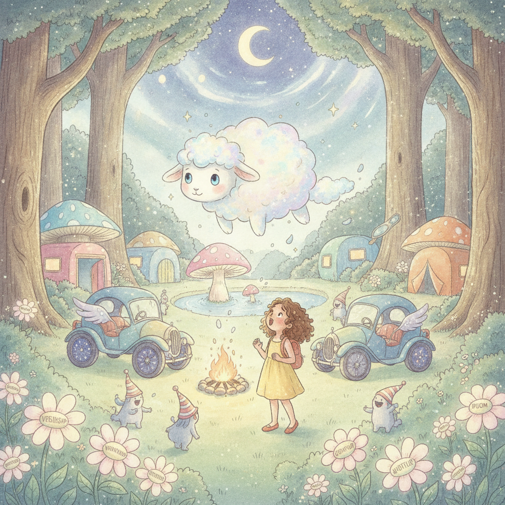 Lana en de Wolkenvriend op Droomvallei Camping