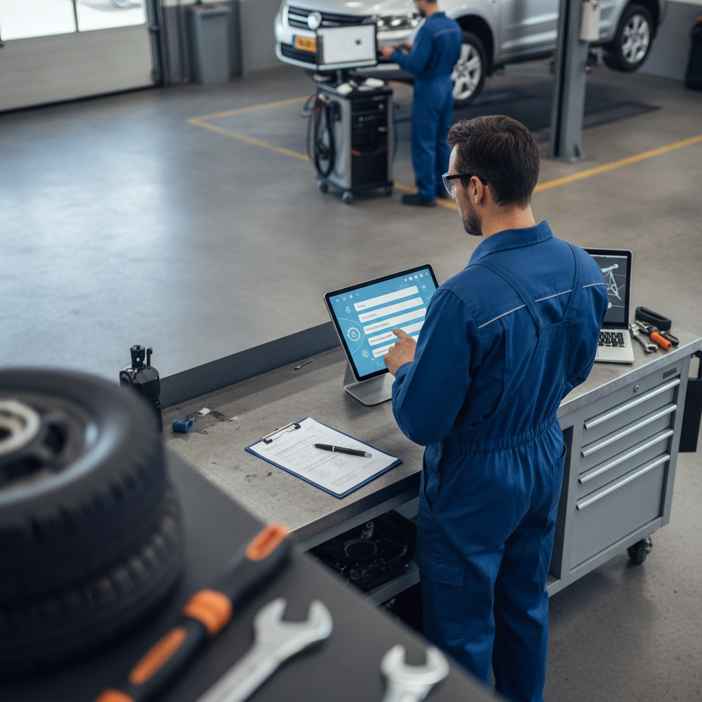 Digitale workflow voor garantieaanvragen in de garage