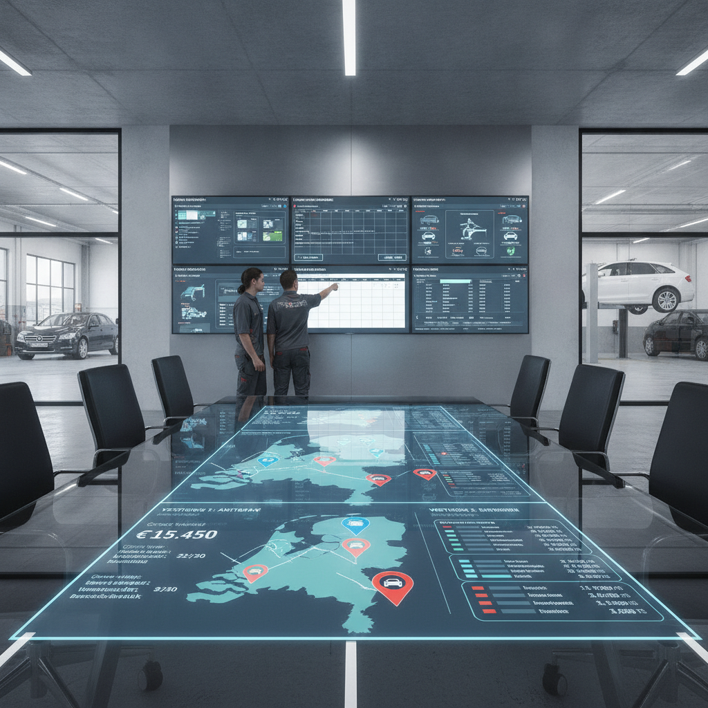 Software voor meerdere garagevestigingen beheren