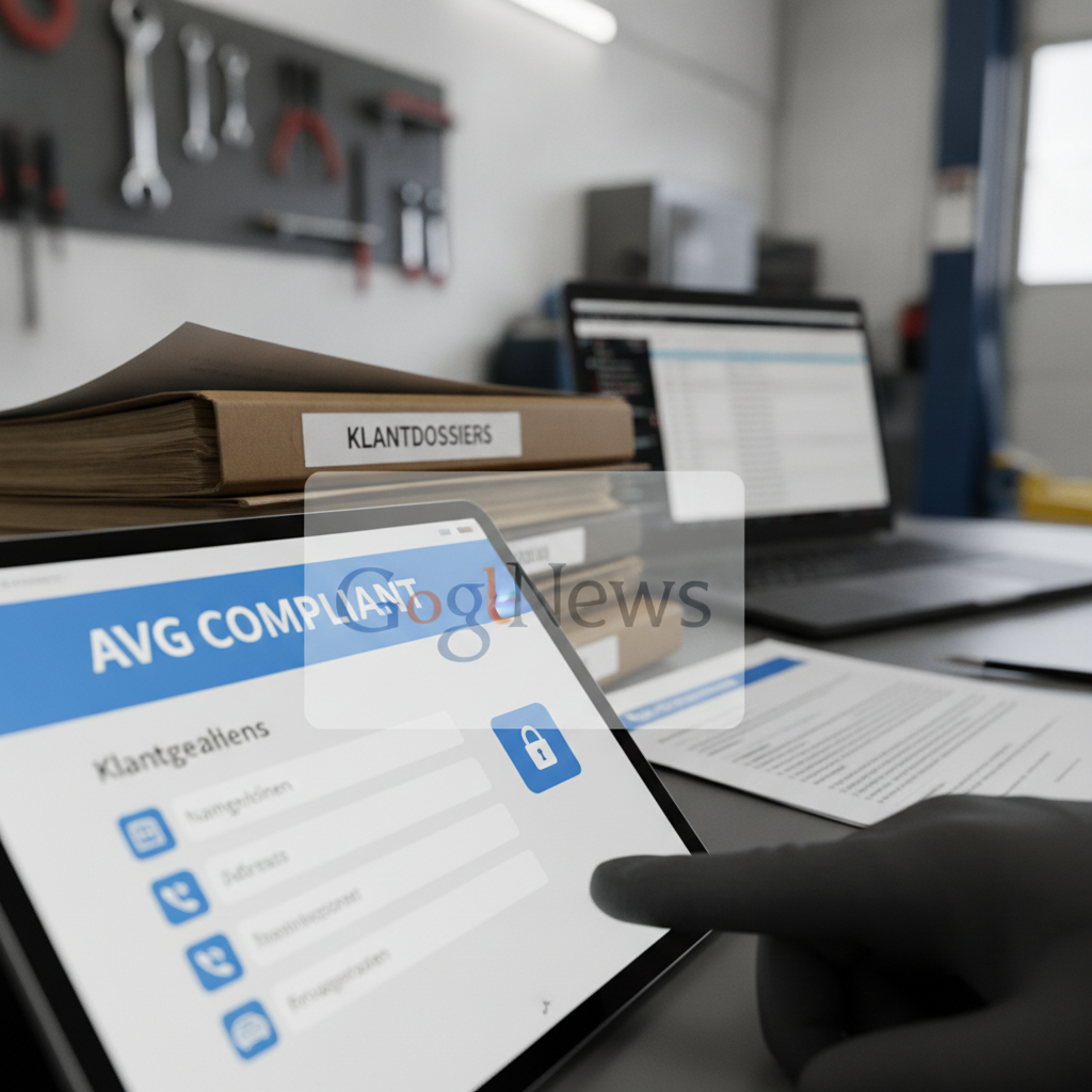 AVG compliant garage software klantgegevens
