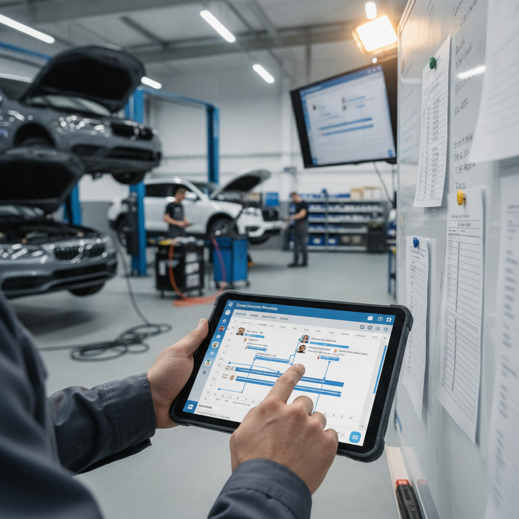 Digitale Werkplaatsplanning voor Complexe Reparaties