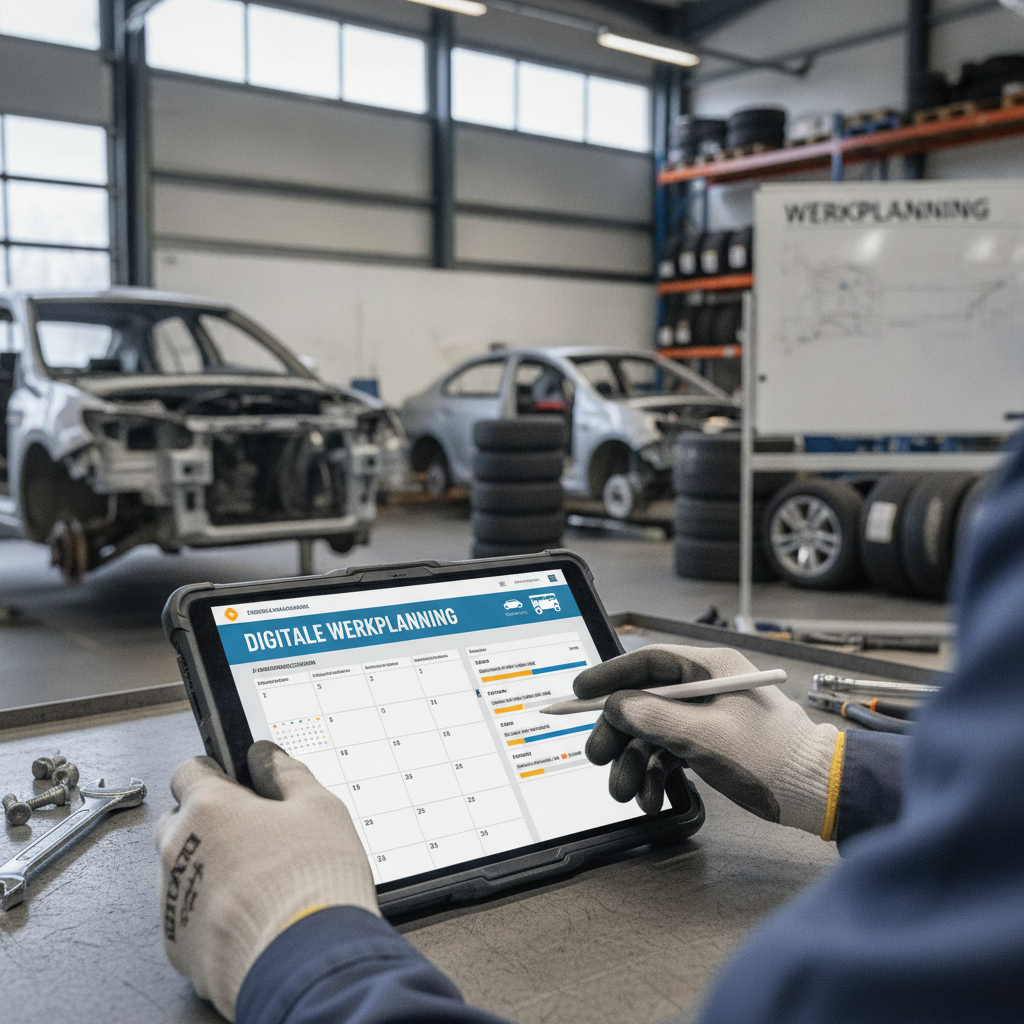 Digitale Werkplanning voor Autodemontagebedrijven