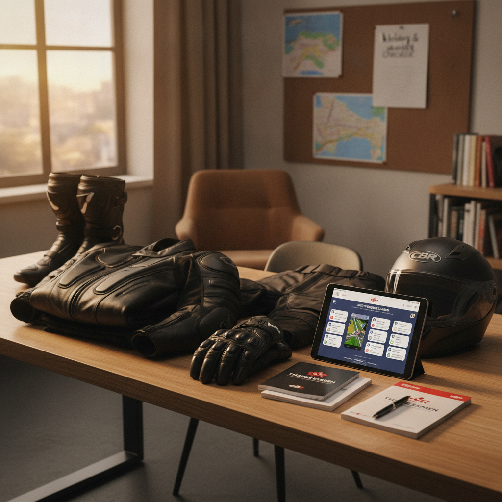 motor theorie examen kleding en uitrusting